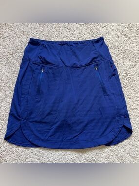 IBKUL Blue Quick Dry UPF 50 Tennis Skort Women’s Size S